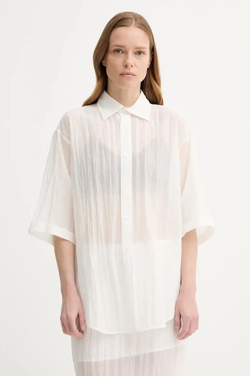 camicia donna colore bianco 31764.FK