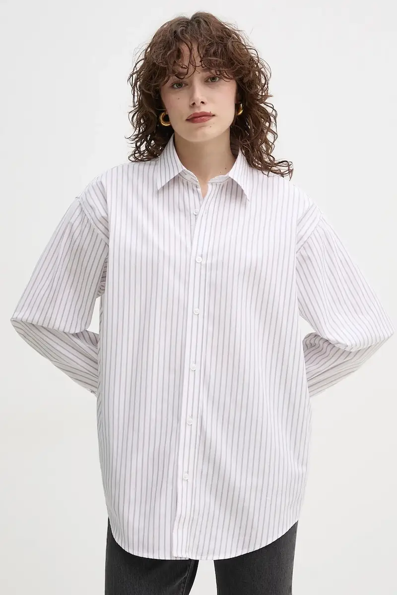 camicia in cotone donna colore bianco 31080