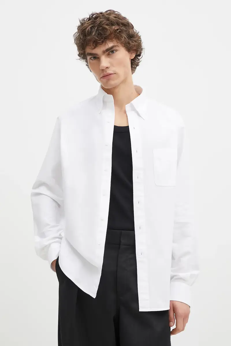 camicia in cotone uomo colore bianco 31255