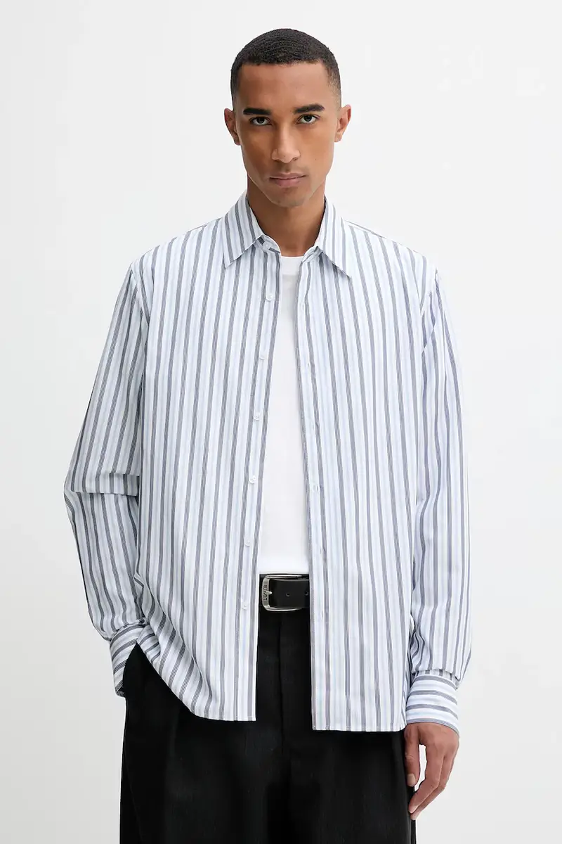 camicia in cotone uomo colore bianco 31712