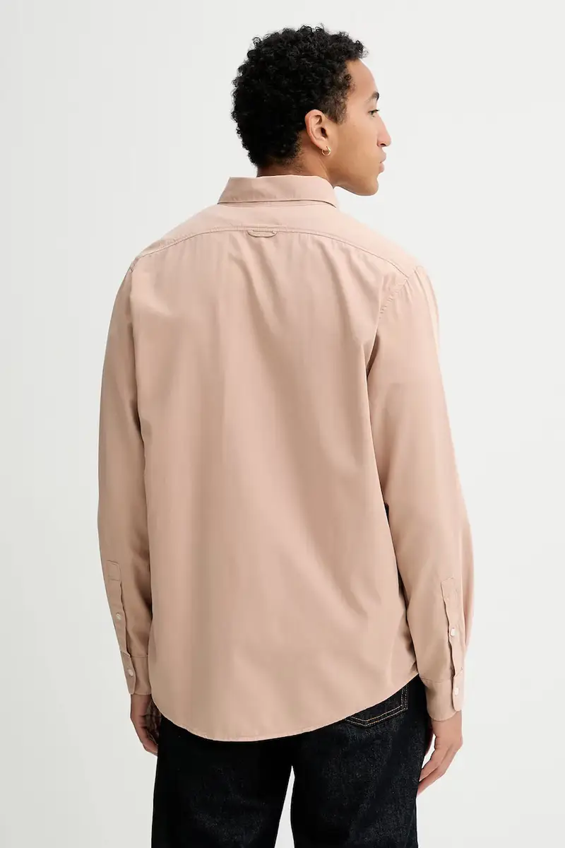 camicia uomo colore beige 31468 miniatura 3