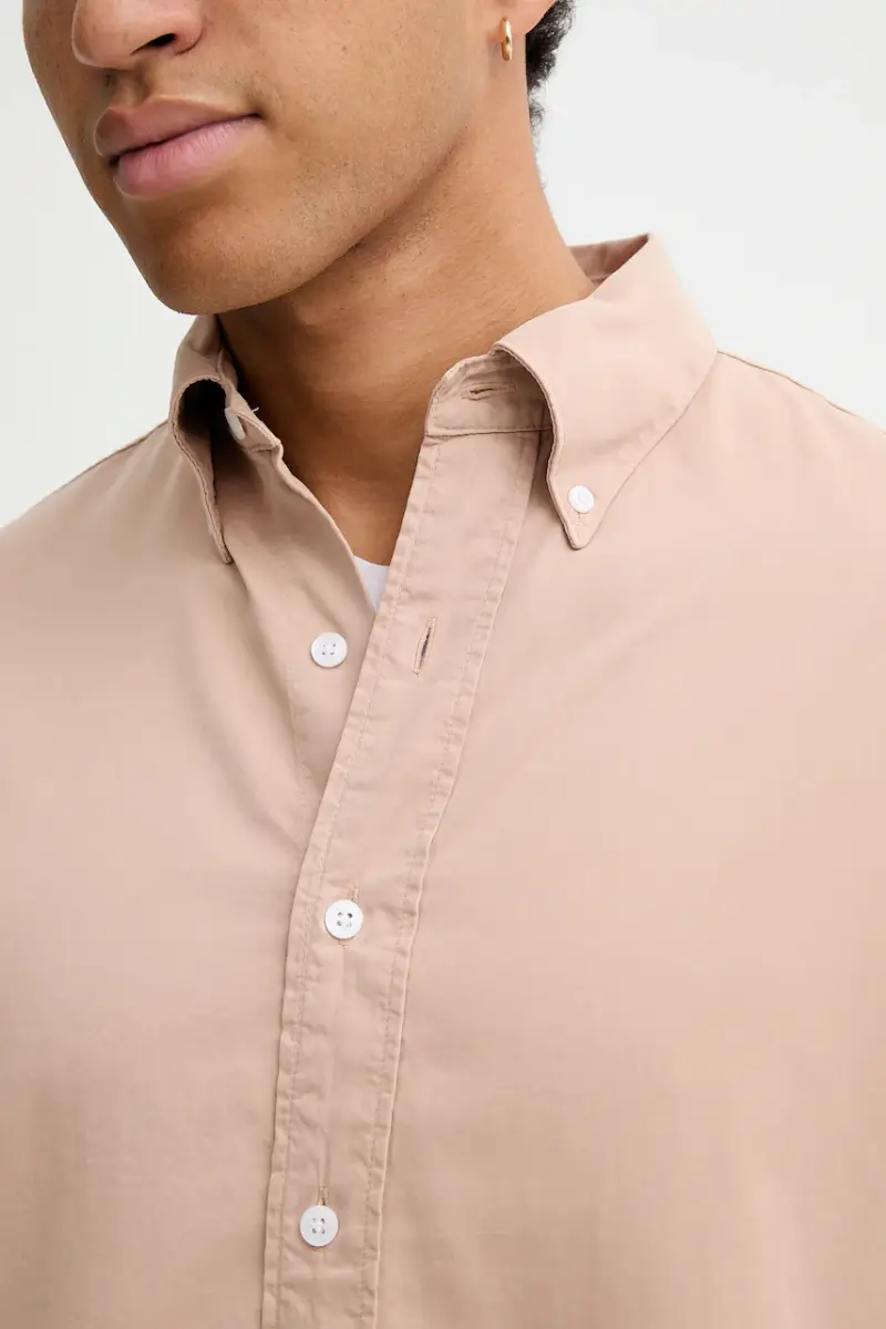 camicia uomo colore beige 31468 miniatura 5