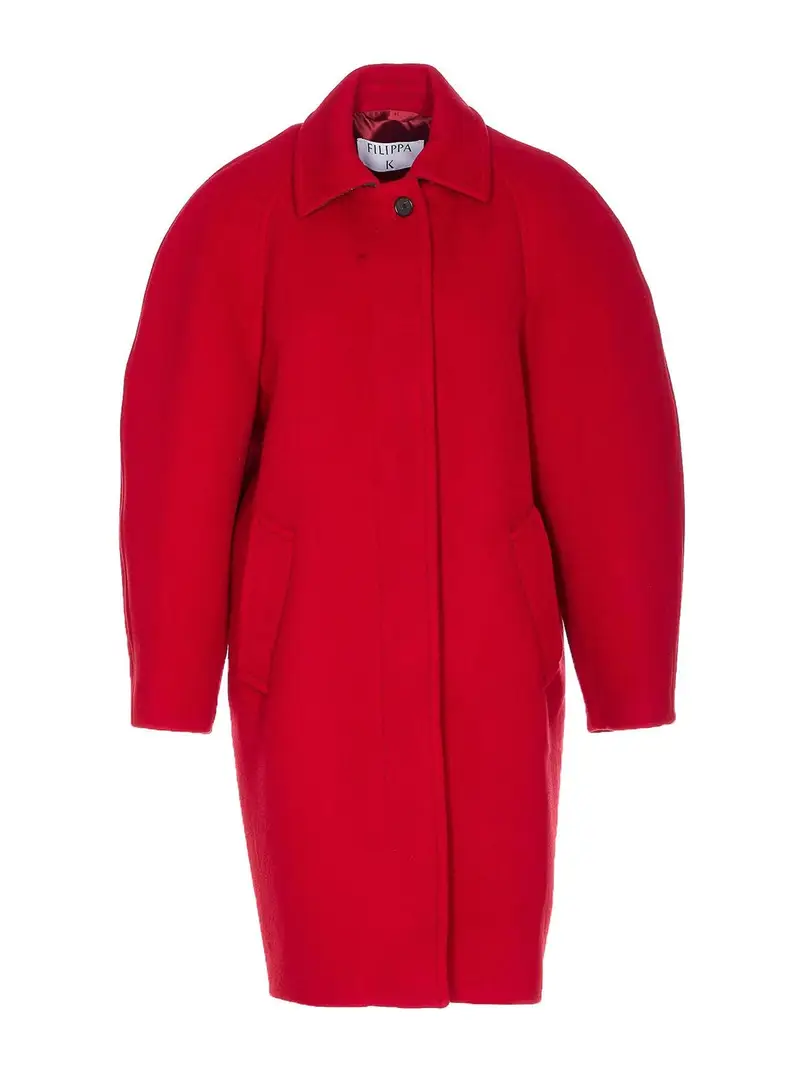 Cappotto Cocoon Rosso