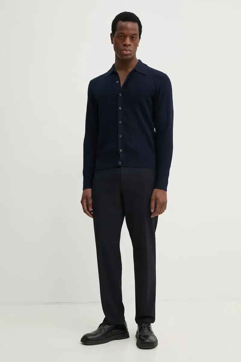 Filippa K Cardigan Uomo Blu 3133465 miniatura 2