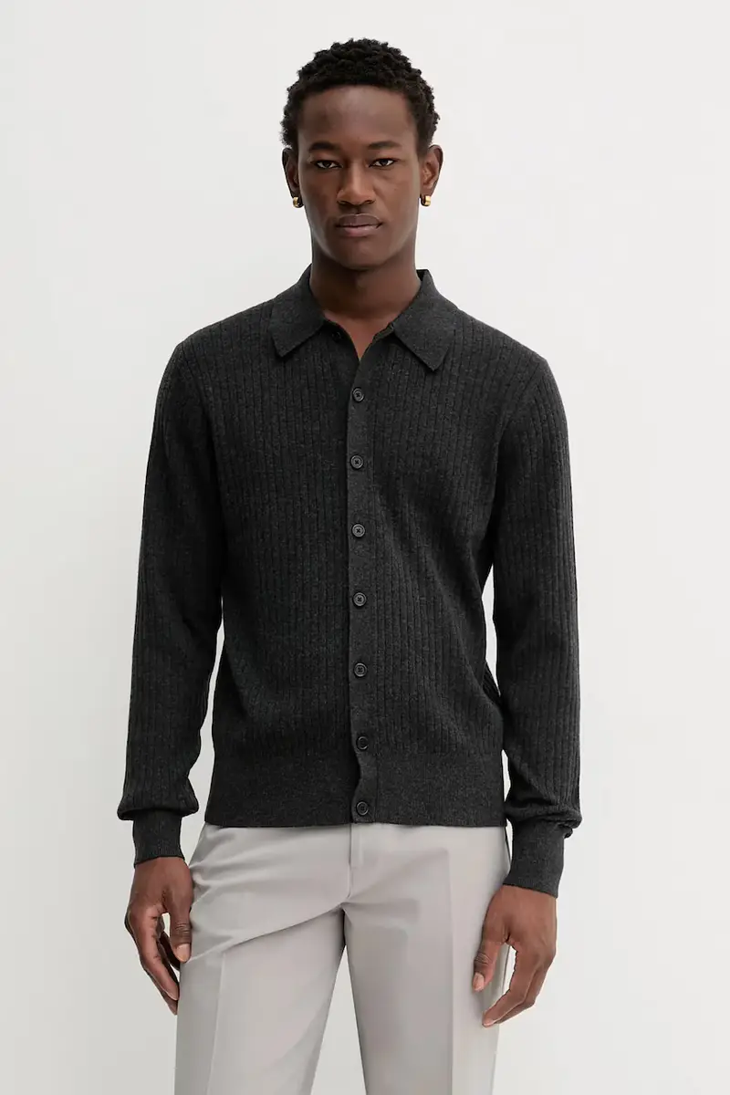 Filippa K Cardigan Uomo Grigio 3770042
