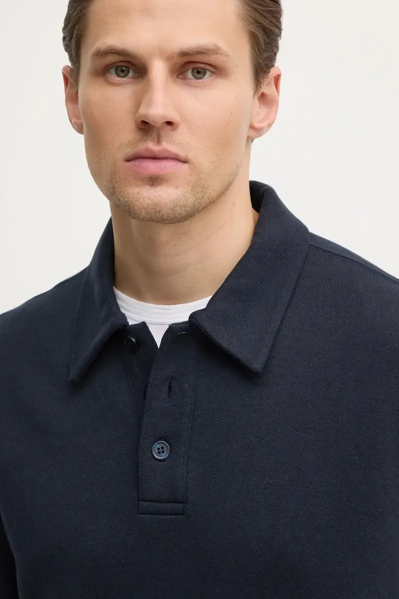 felpa uomo colore blu navy 31166 miniatura 4