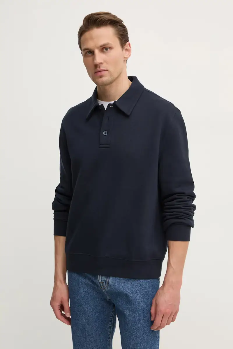 felpa uomo colore blu navy 31166