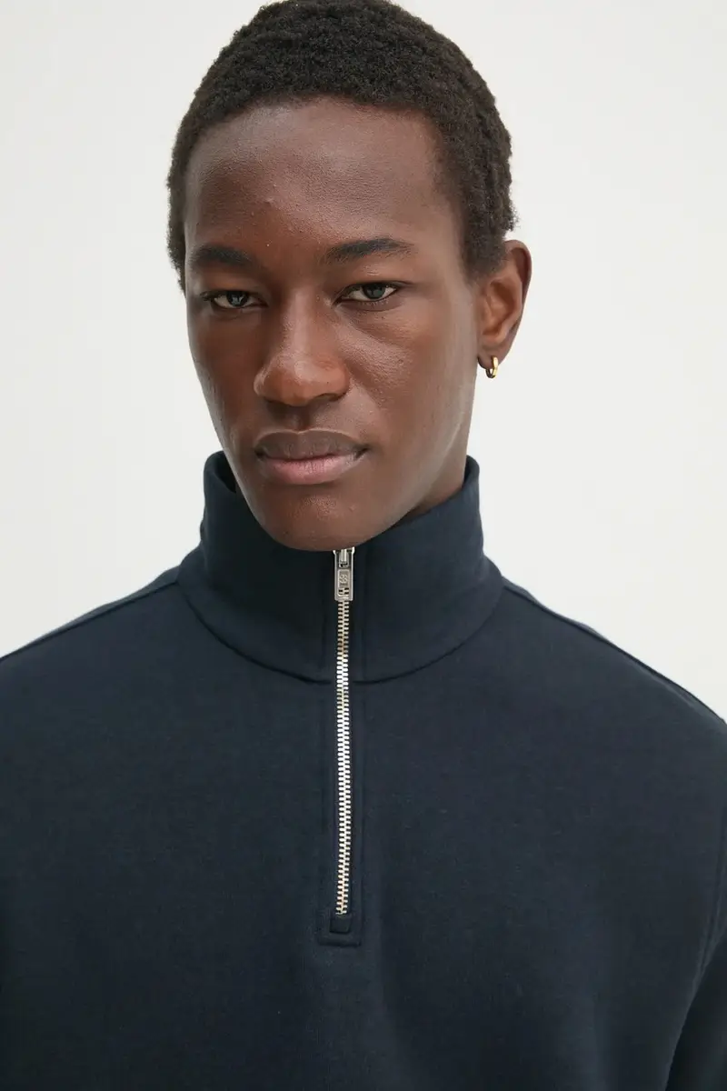 felpa uomo colore blu navy 31561 miniatura 4