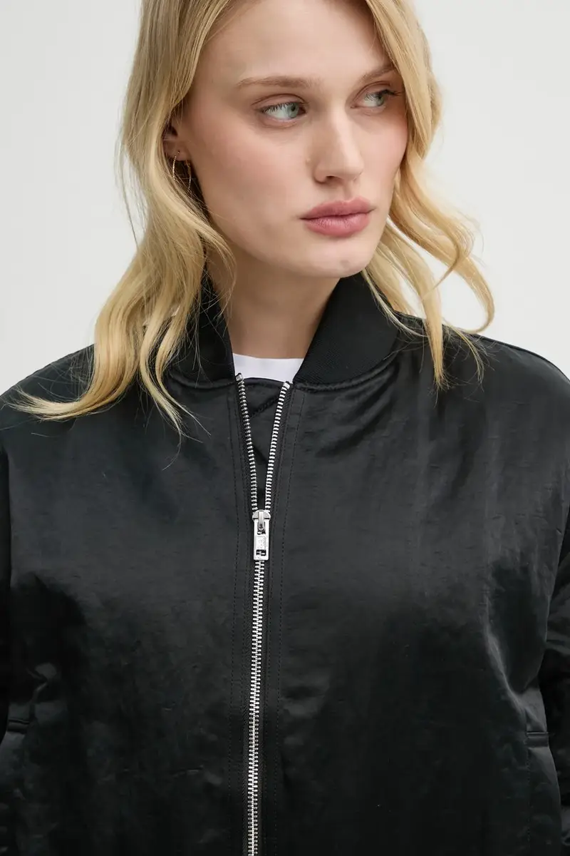 giacca bomber colore nero 31568 miniatura 4