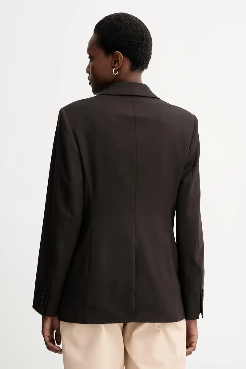 giacca con lana colore marrone 31825 miniatura 3