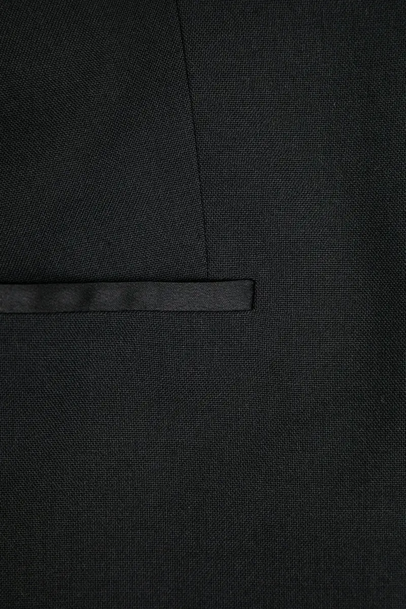 giacca con lana Nero miniatura 5