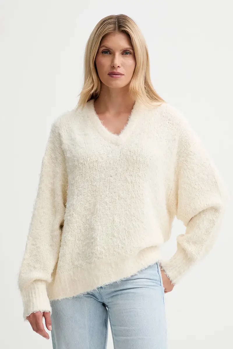 maglione di seta donna colore beige 31857