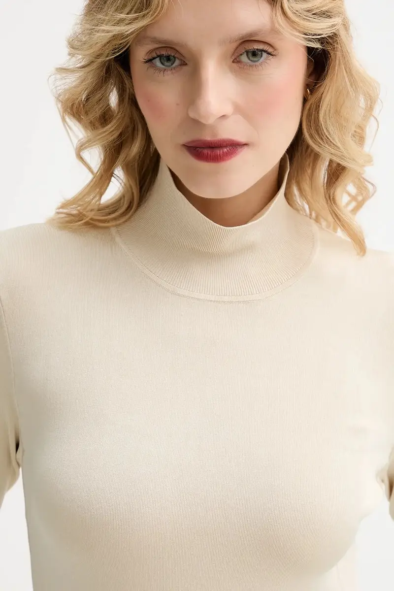 maglione donna colore beige 31664 miniatura 4