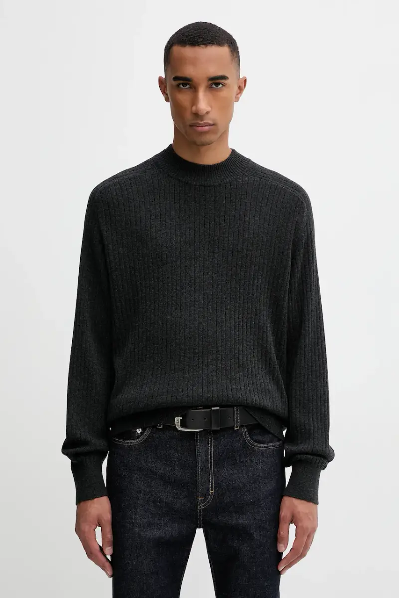 maglione in lana uomo colore grigio 31699