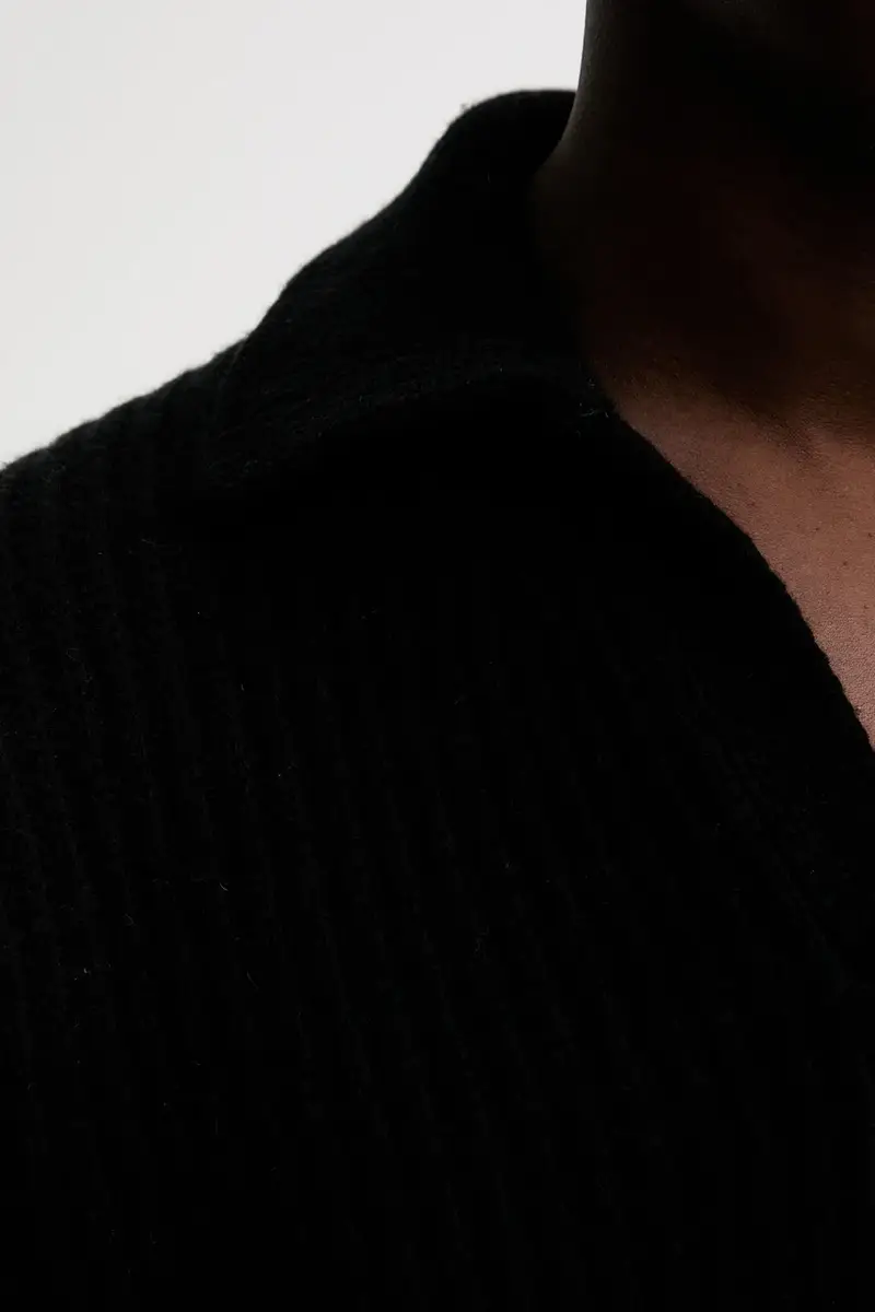 maglione in lana uomo colore nero 31897 miniatura 5