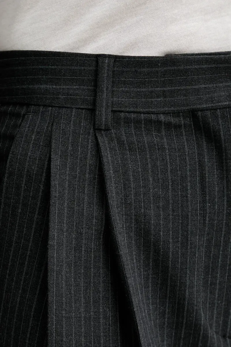 pantaloni con lana colore grigio 31830 miniatura 4