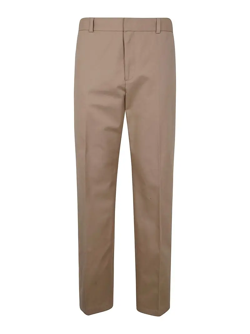 Pantaloni di cotone su misura Color Carne E Neutri