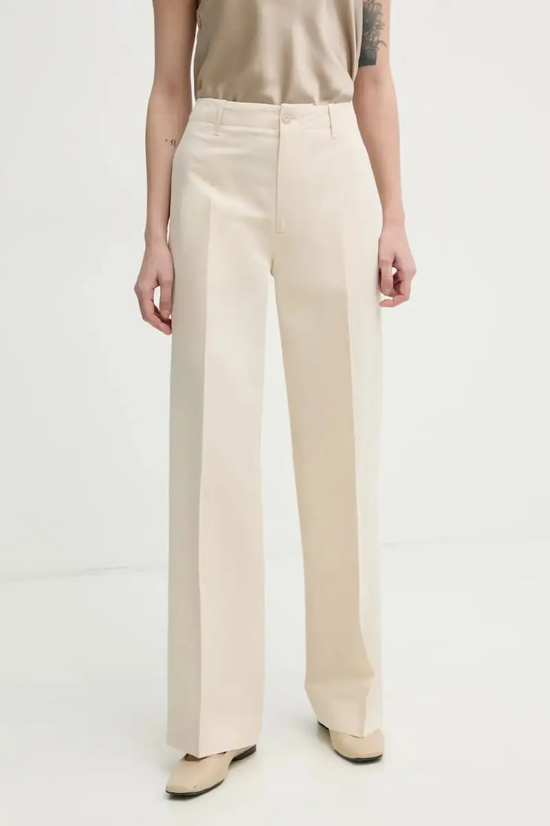 pantaloni in lino donna colore beige 31110