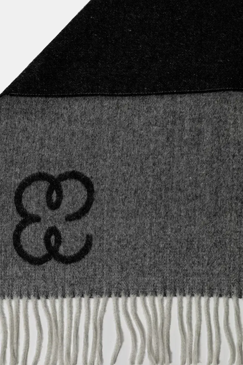 sciarpa in lana donna colore nero 31011 miniatura 2