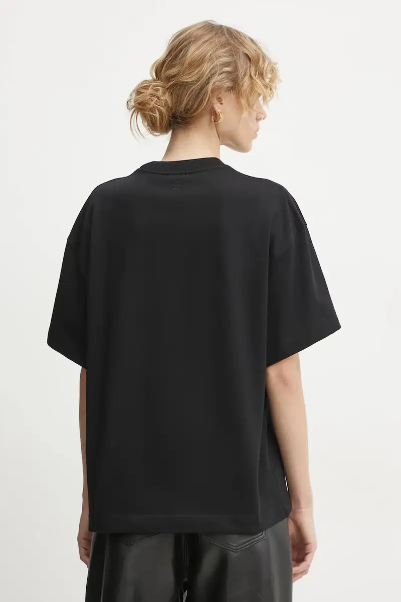Filippa K T-shirt Donna Nero 3262839 miniatura 3