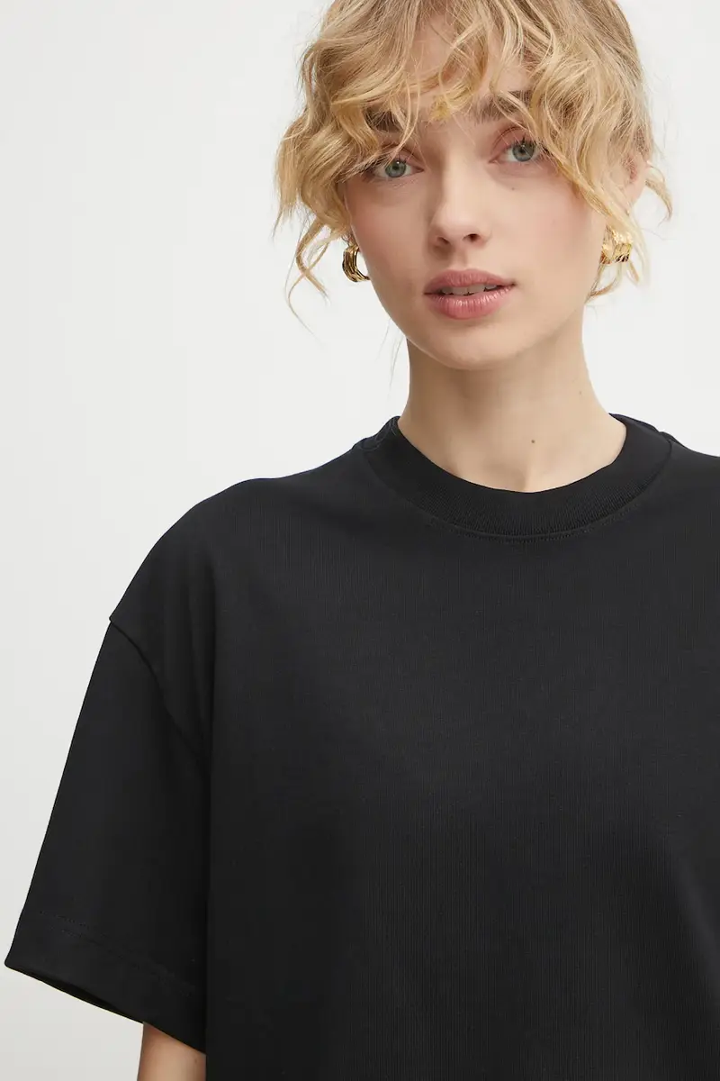 Filippa K T-shirt Donna Nero 3262839 miniatura 4
