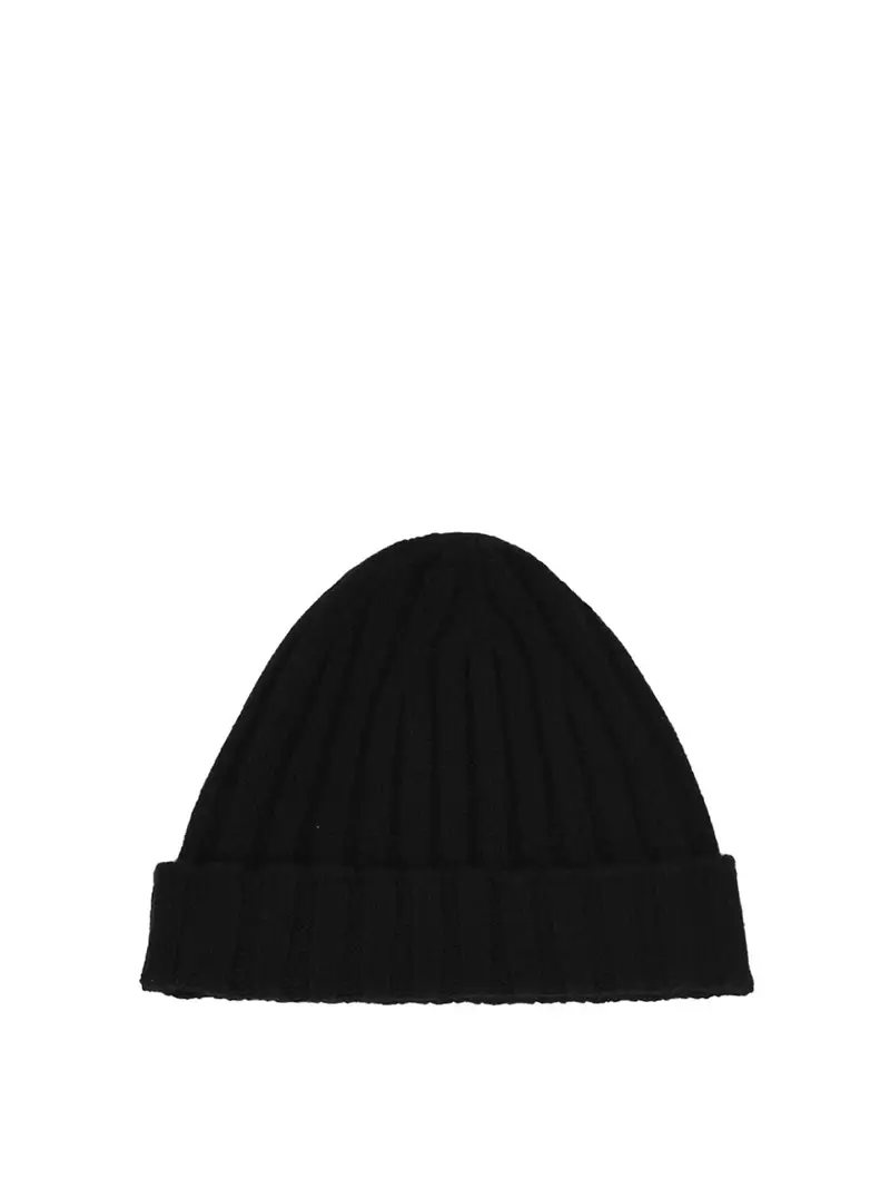 Cappello in cashmere Nero