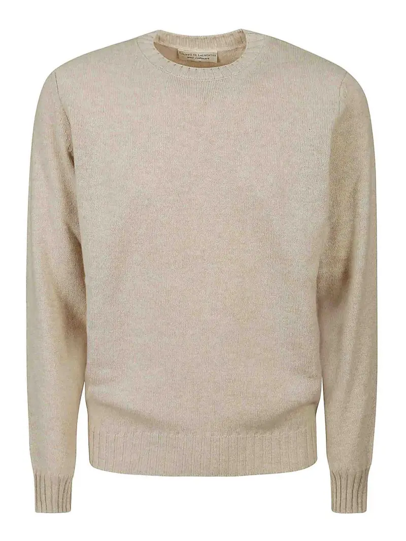 Pullover in lana Beige Chiaro
