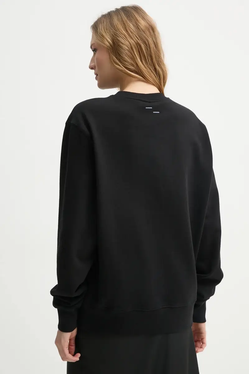 felpa in cotone colore nero 74599861861 miniatura 5