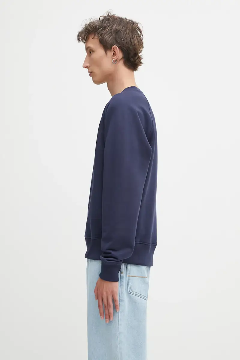 felpa in cotone Embroidered Knot Blu navy miniatura 2