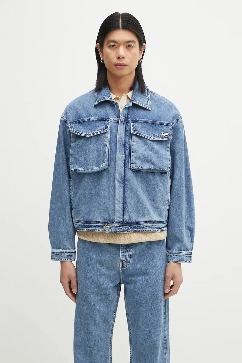 giacca in cotone colore blu 78620769975