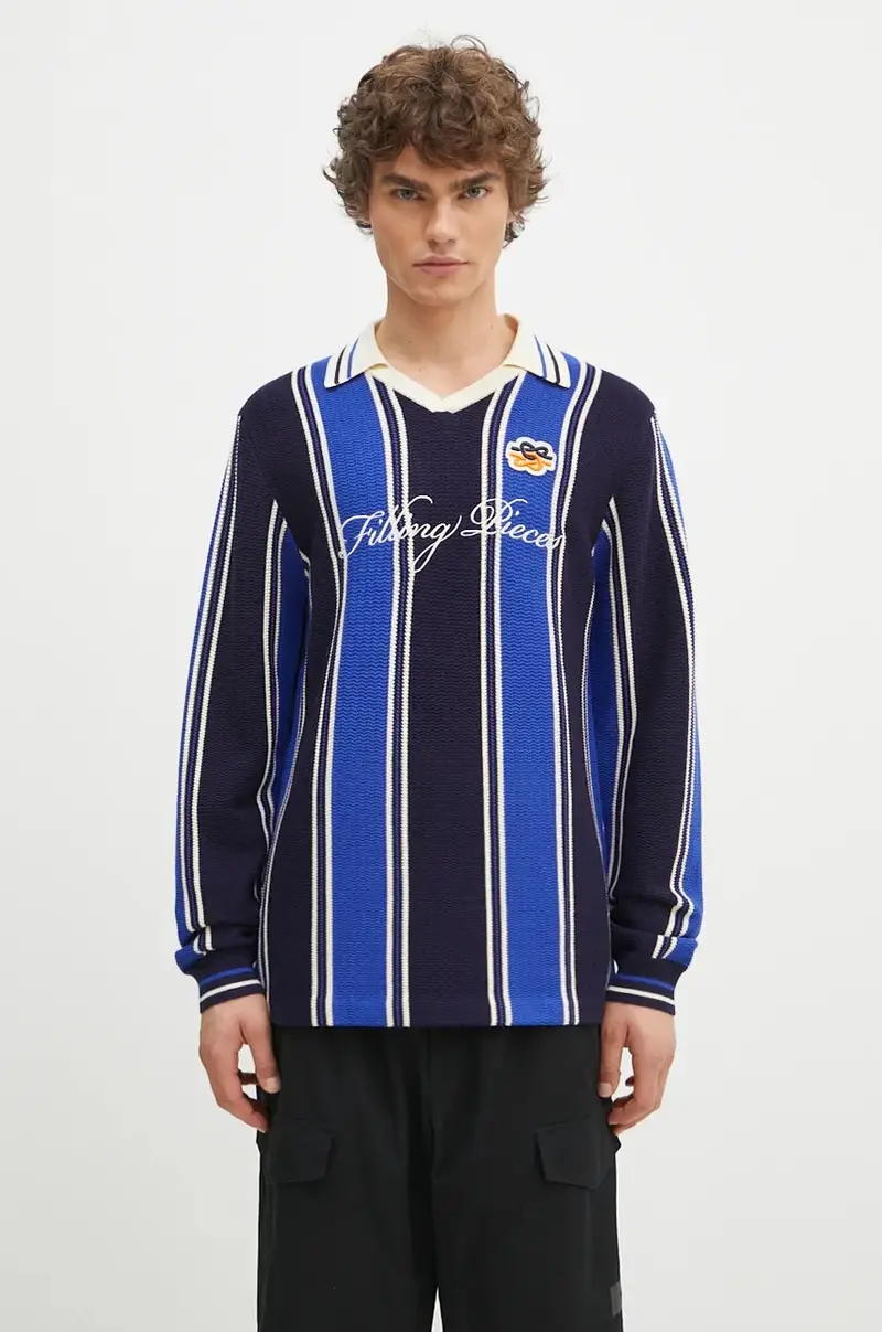 maglione Knit Football Jersey uomo colore blu navy 91099041925