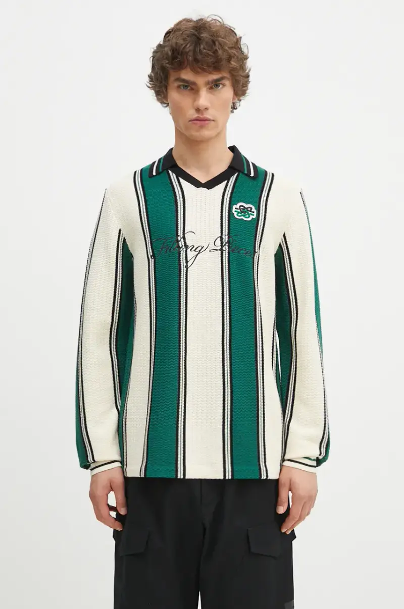 maglione Knit Football Jersey uomo colore verde 91099041926