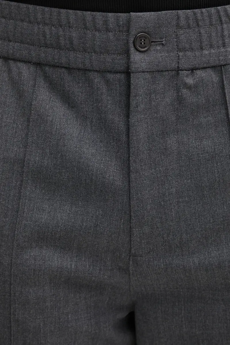 pantaloni in misto lana Coach Twill Wool uomo colore blu navy 422550500247 Grigio miniatura 4