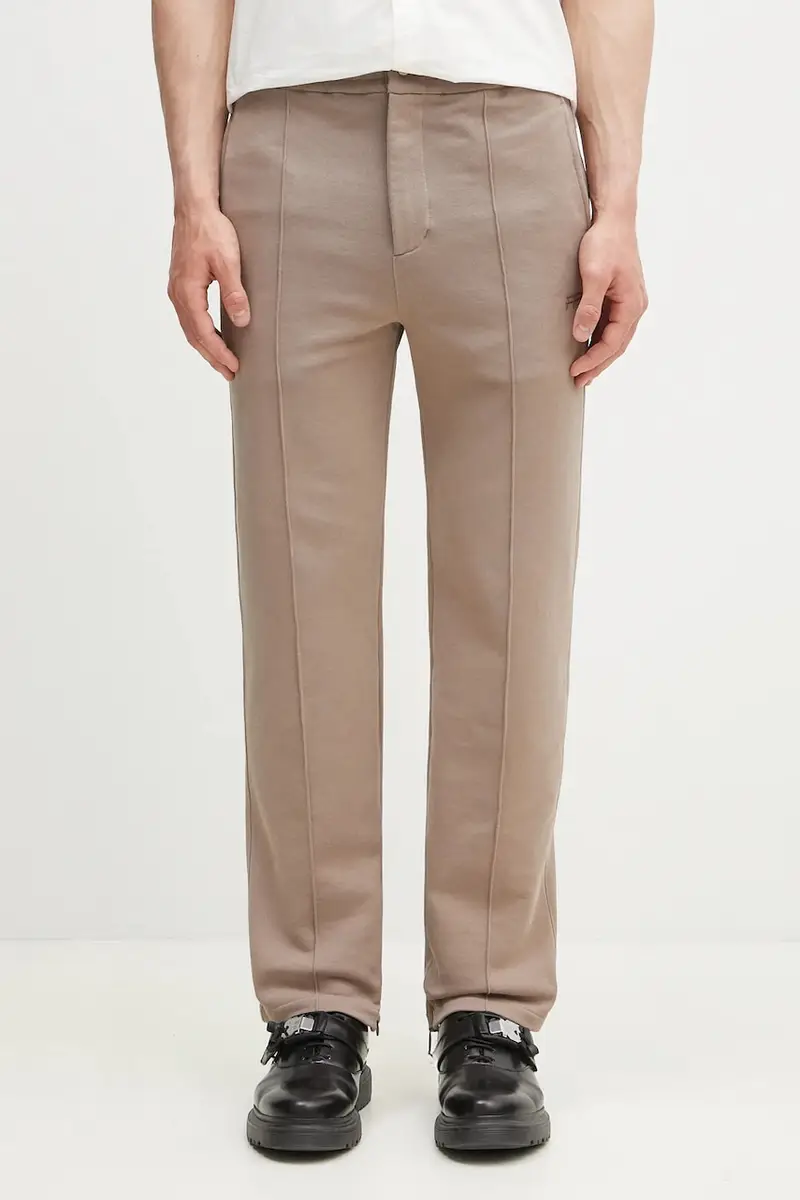 pantaloni tuta di cotone Core Link uomo colore marrone 761600014070