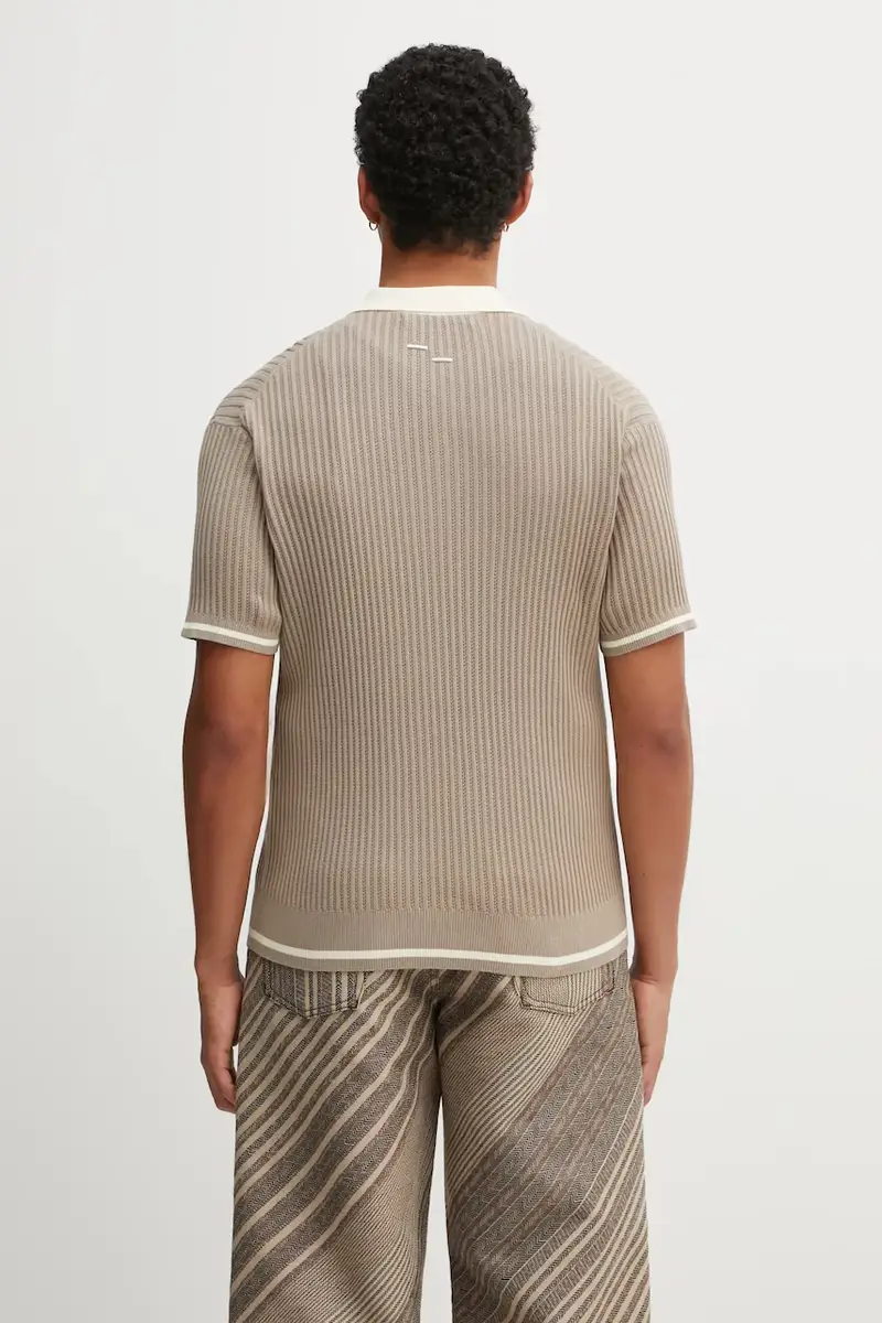 Filling Pieces Polo Uomo Beige 2781086 miniatura 3