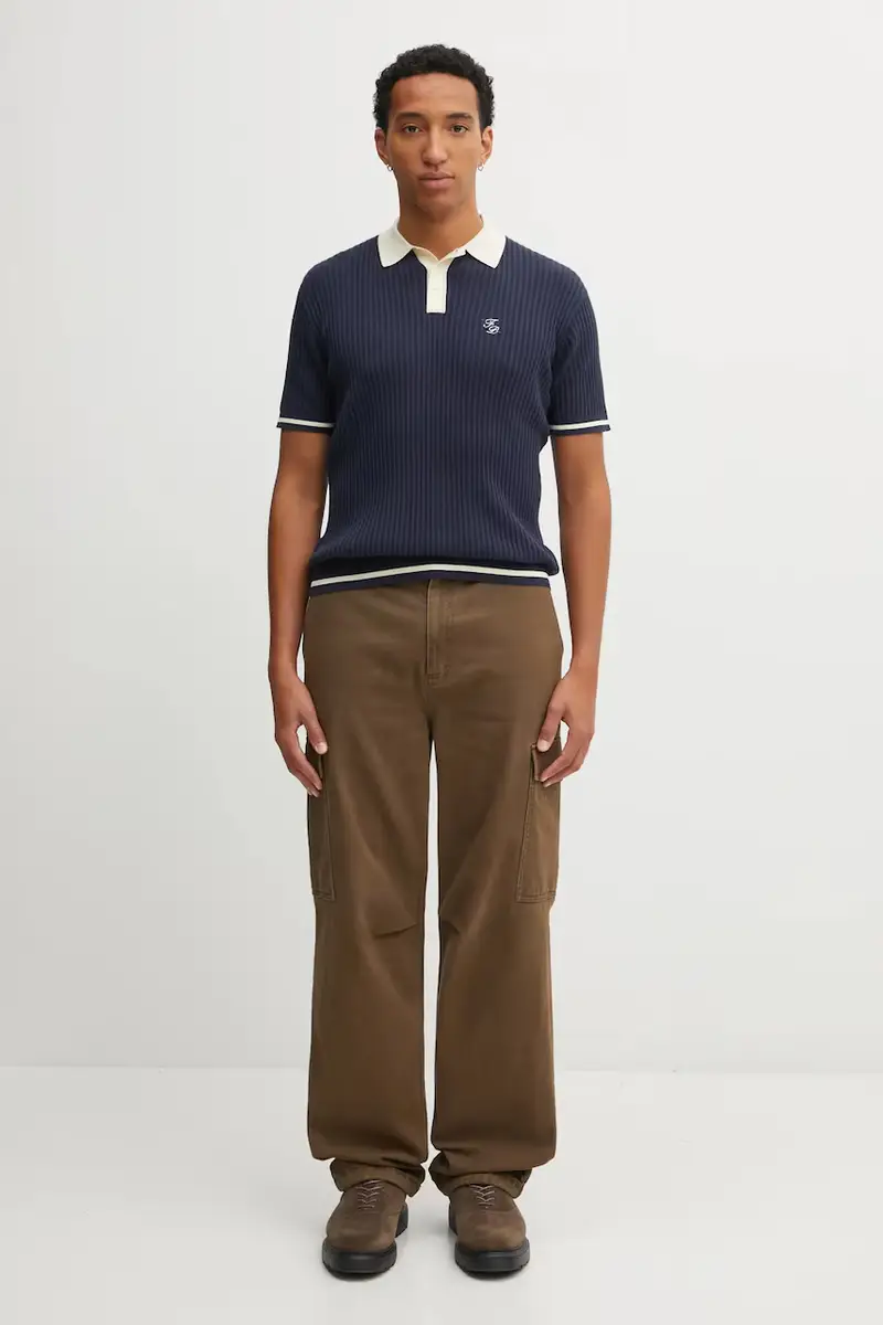 Filling Pieces Polo Uomo Blu 3171418 miniatura 5