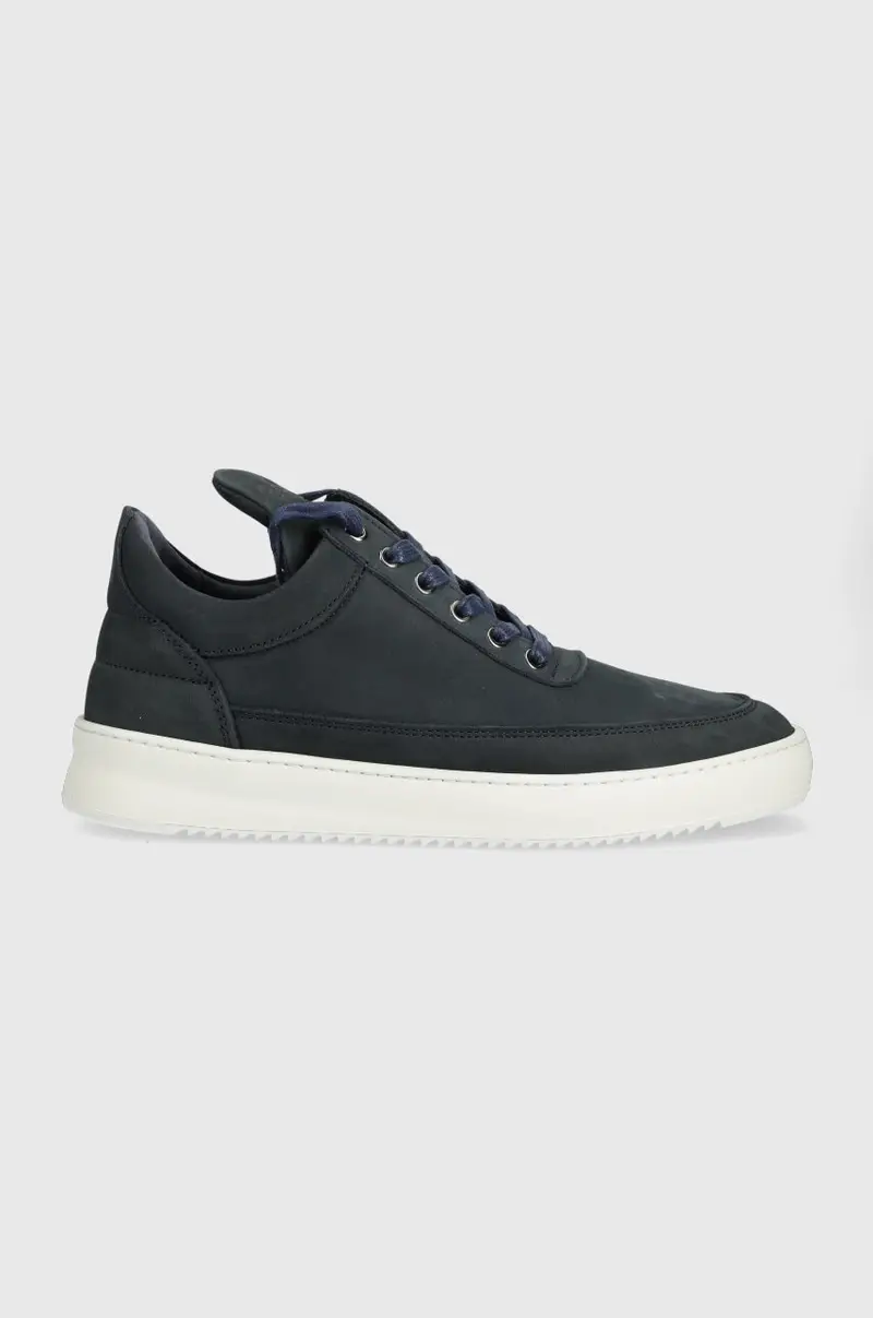 sneakers in camoscio Blu navy
