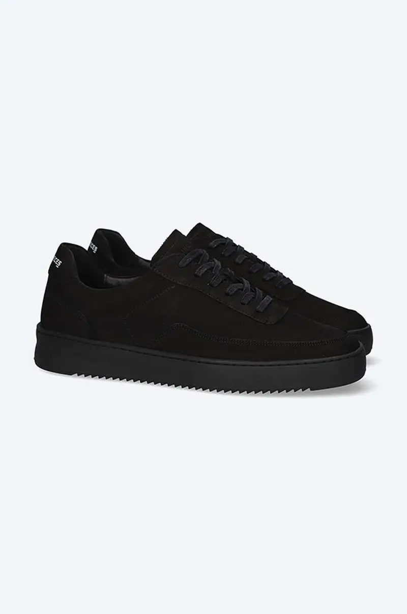 sneakers in camoscio Nero miniatura 4