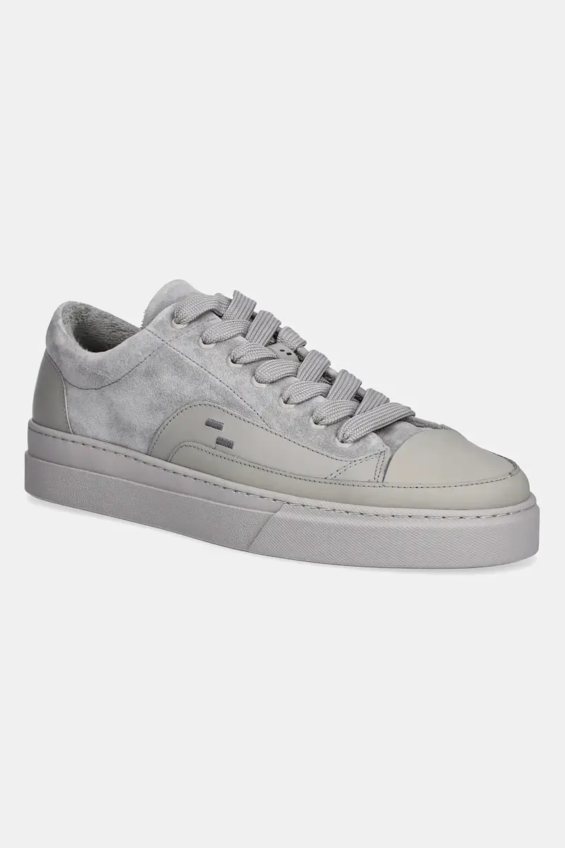 sneakers in camoscio Riviera Mix uomo colore grigio 90225071851