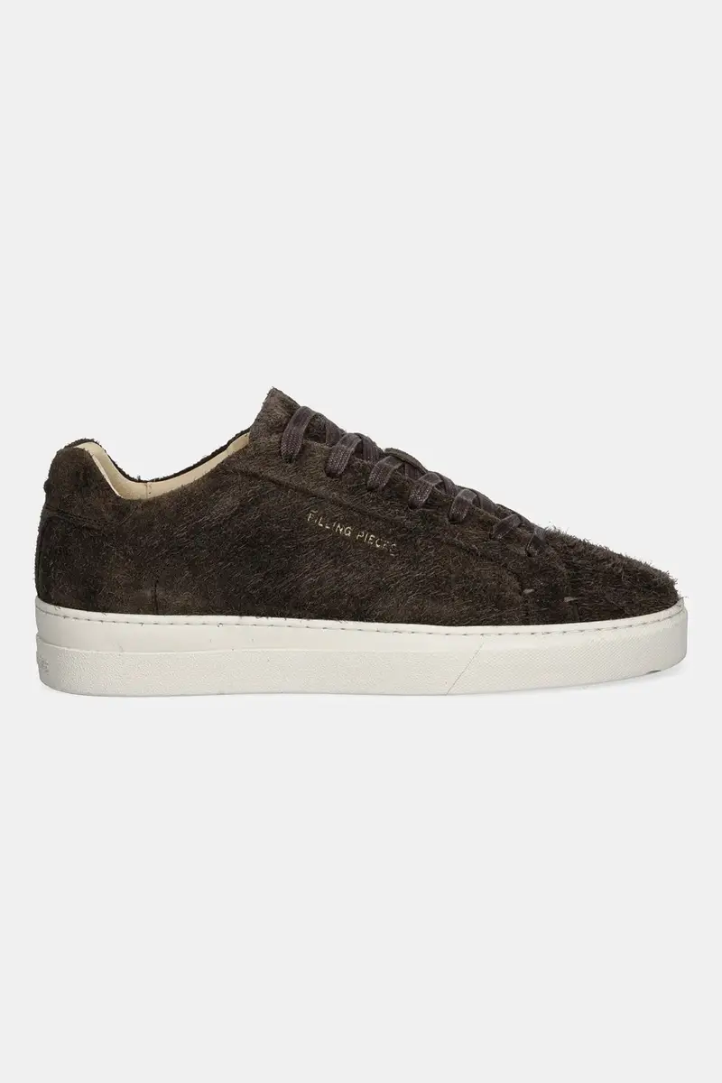 sneakers in camoscio Tiebreak Fuzz Marrone miniatura 2