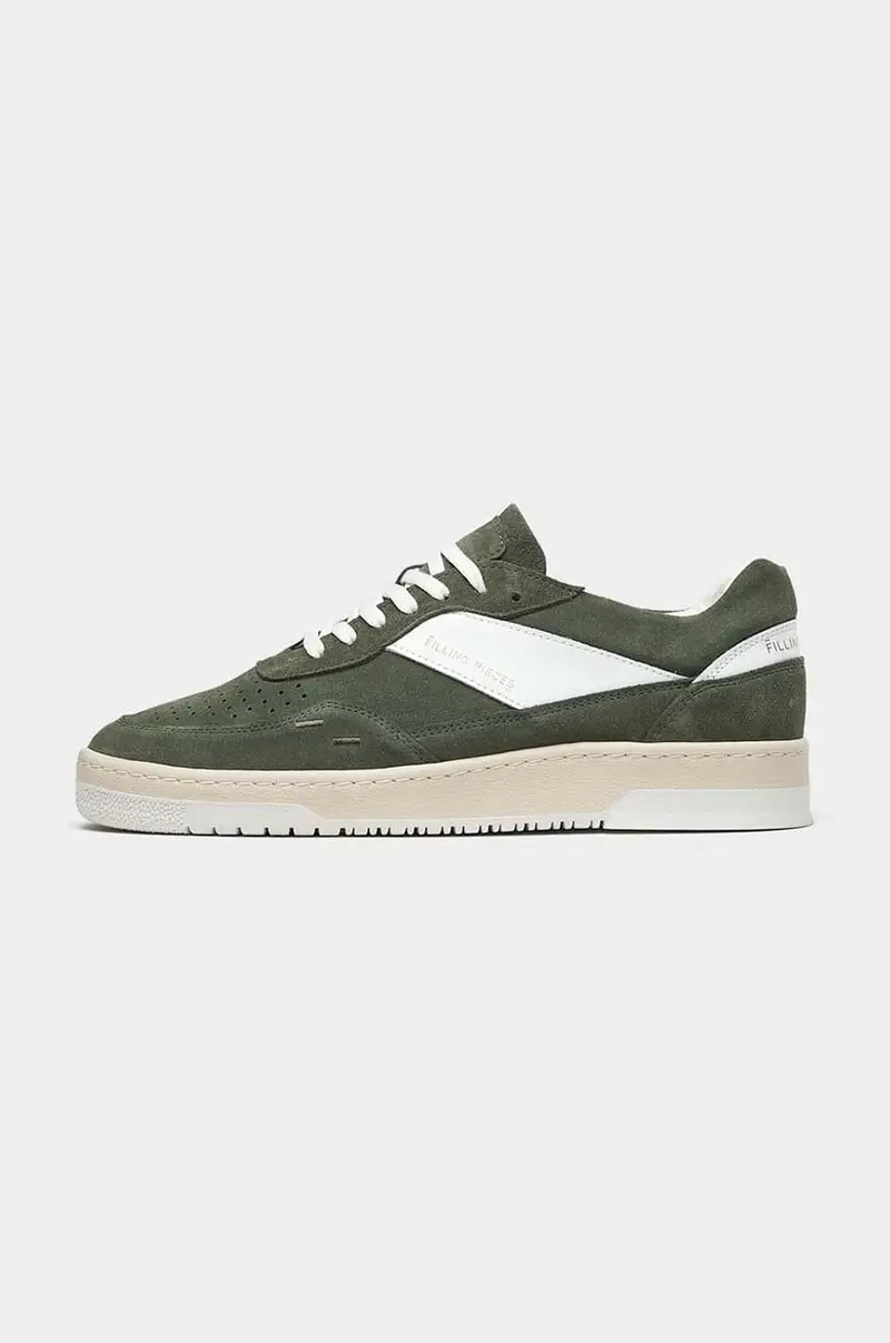 sneakers in camoscio Verde