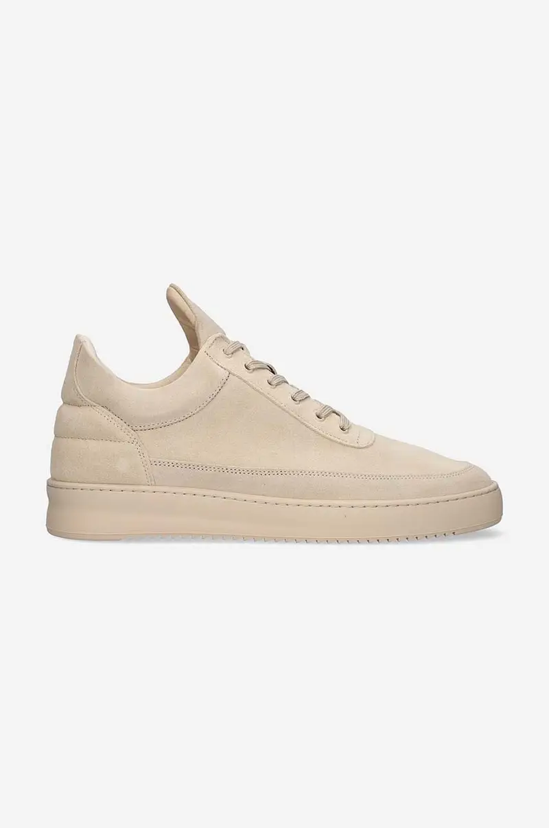 sneakers in pelle Beige