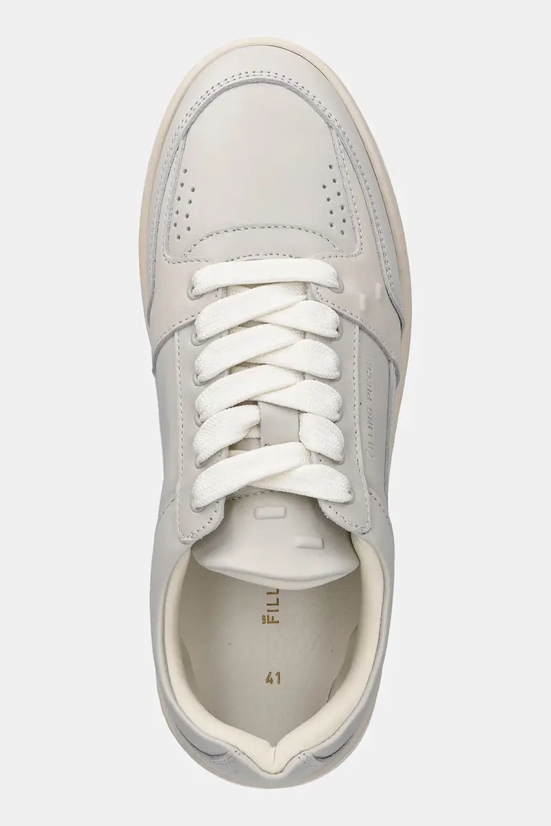 sneakers in pelle Low Vise Beige miniatura 4