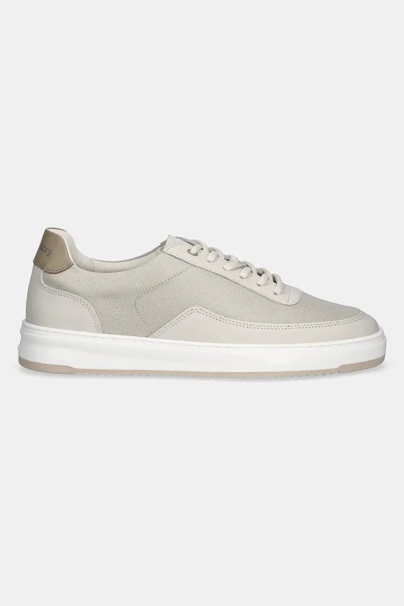 sneakers in pelle Mondo Tech Crumbs Beige miniatura 2