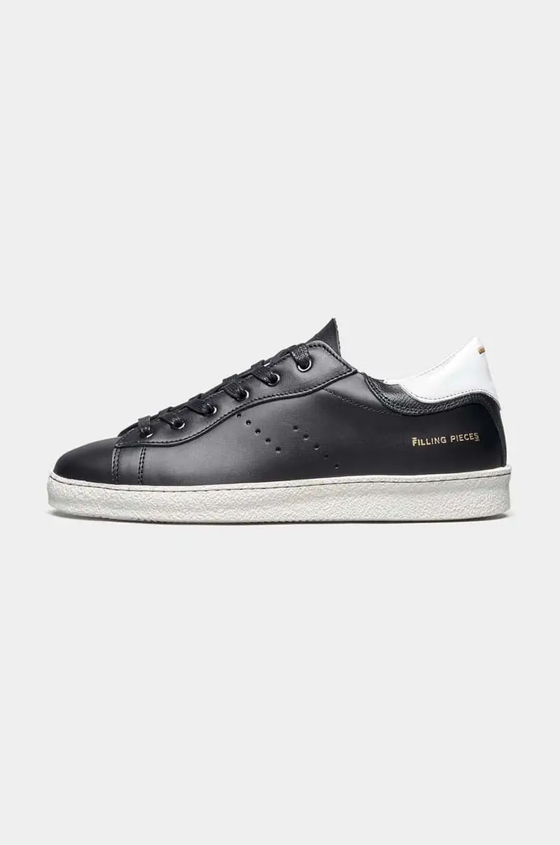 sneakers in pelle Nero