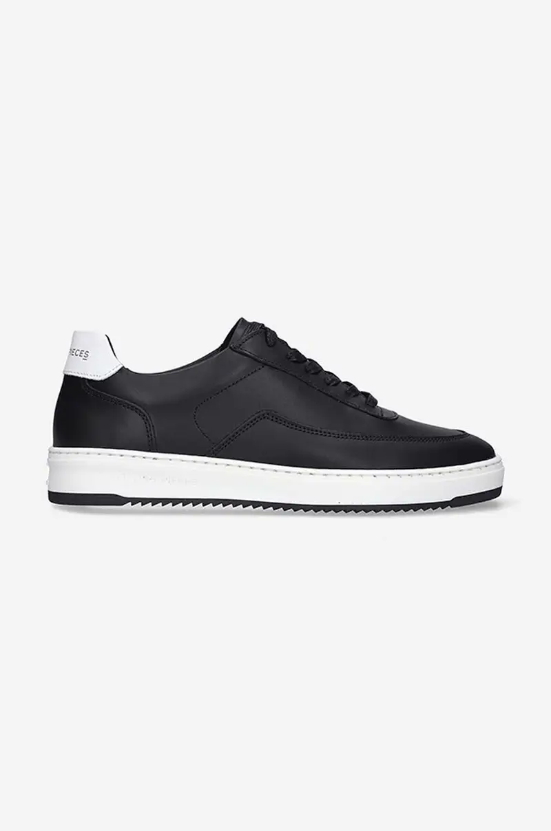 sneakers in pelle Nero