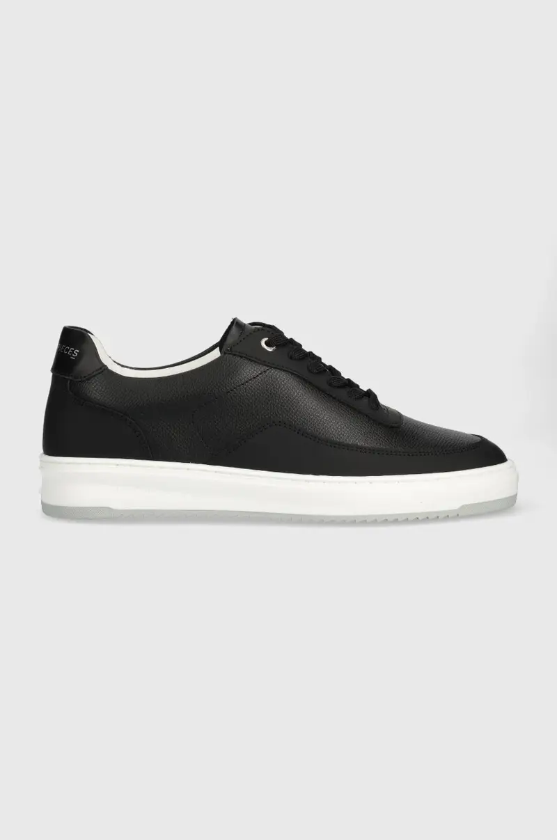 sneakers in pelle Nero