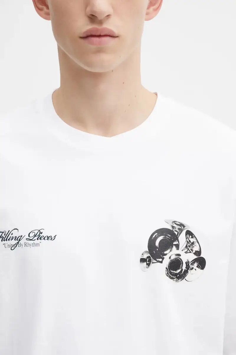 Filling Pieces T-shirt Uomo Bianco 3171159 miniatura 4