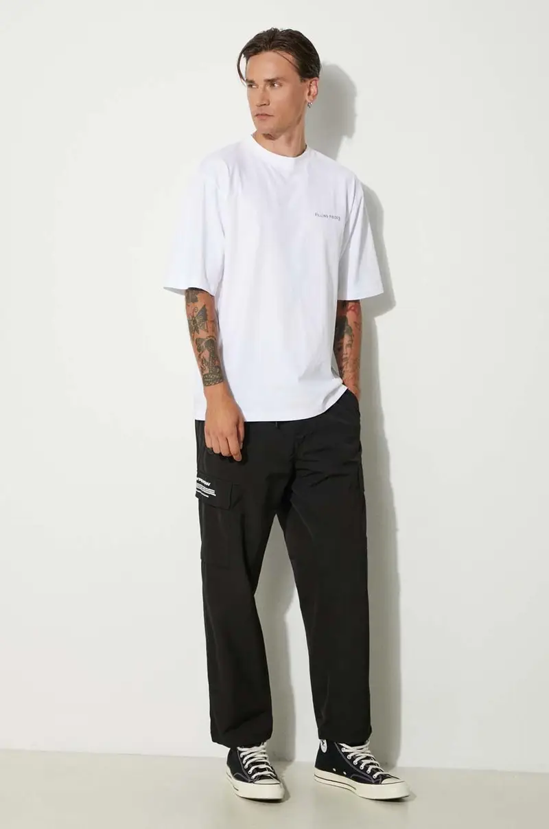 t-shirt in cotone Boxy colore bianco 74413781901 miniatura 3