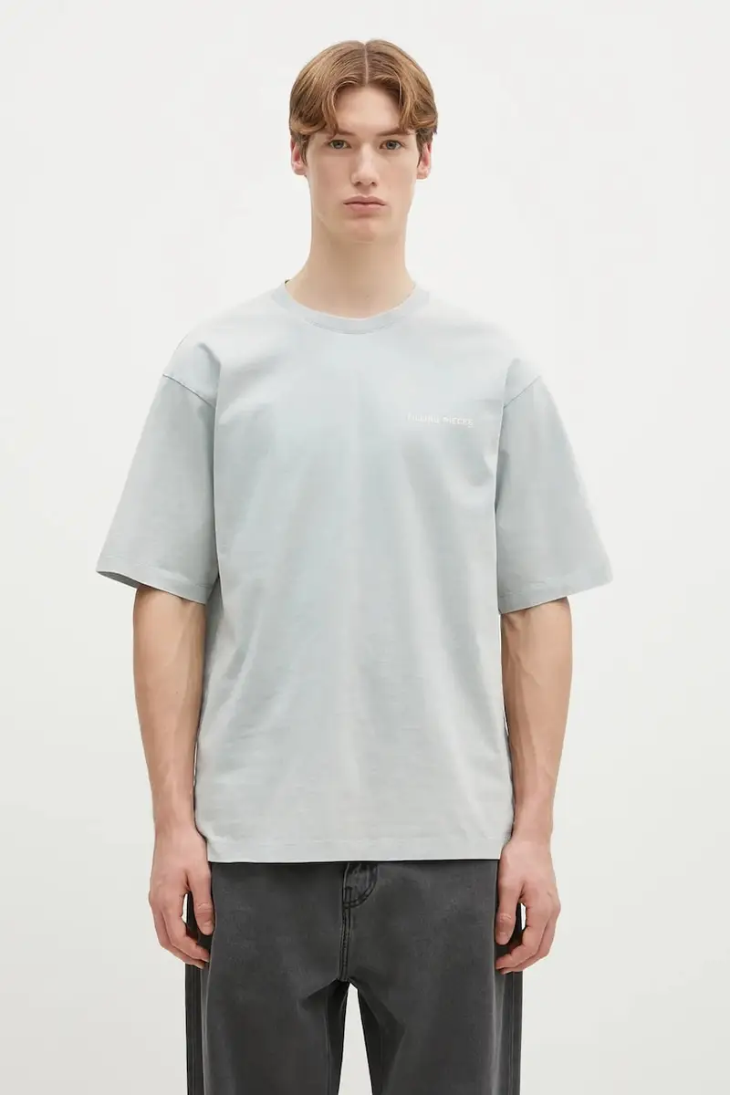 t-shirt in cotone colore grigio 74413789980